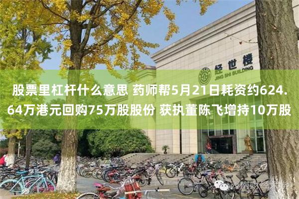 股票里杠杆什么意思 药师帮5月21日耗资约624.64万港元回购75万股股份 获执董陈飞增持10万股