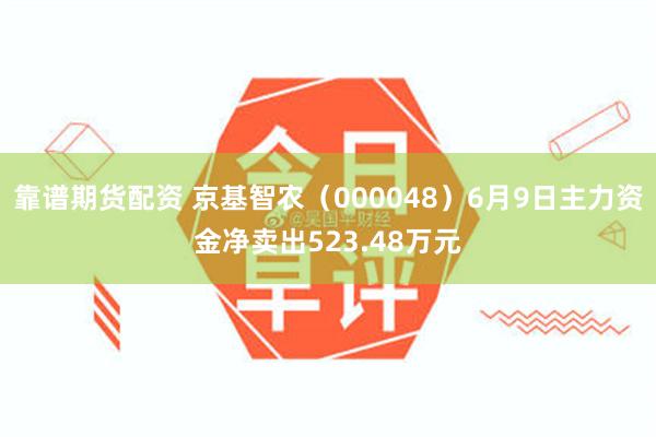 靠谱期货配资 京基智农（000048）6月9日主力资金净卖出523.48万元