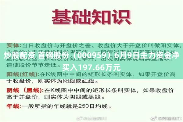 炒股配资 首钢股份（000959）6月9日主力资金净买入197.66万元