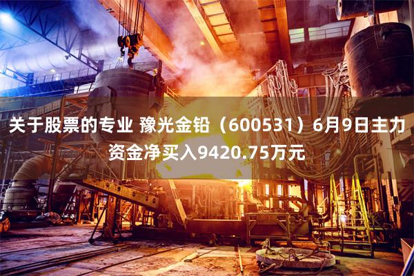 关于股票的专业 豫光金铅（600531）6月9日主力资金净买入9420.75万元