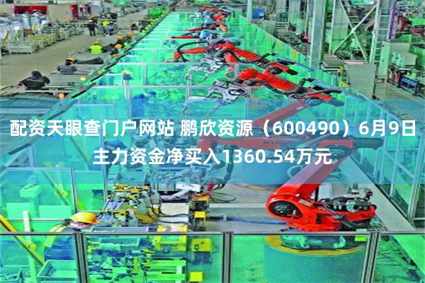 配资天眼查门户网站 鹏欣资源（600490）6月9日主力资金净买入1360.54万元