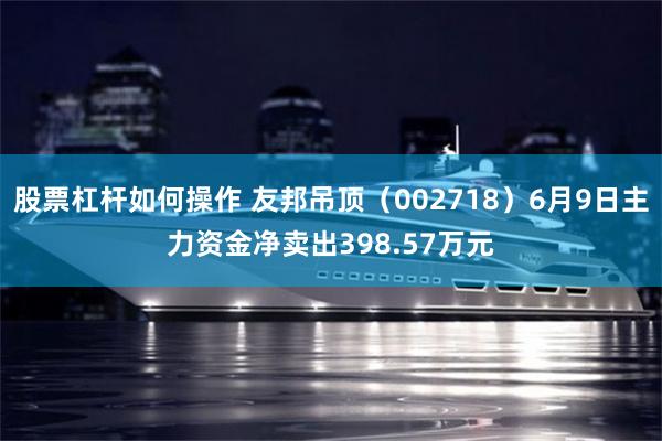 股票杠杆如何操作 友邦吊顶（002718）6月9日主力资金净卖出398.57万元