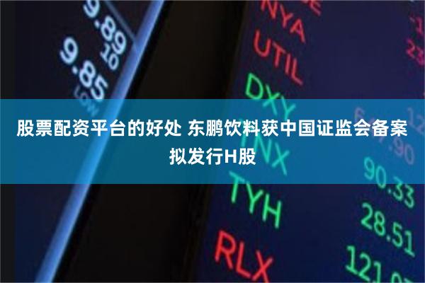 股票配资平台的好处 东鹏饮料获中国证监会备案拟发行H股