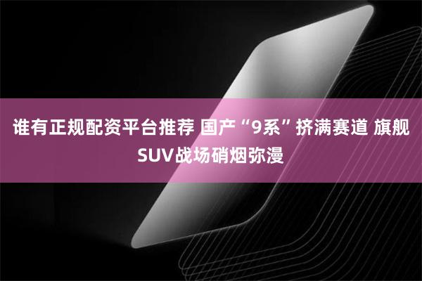 谁有正规配资平台推荐 国产“9系”挤满赛道 旗舰SUV战场硝烟弥漫