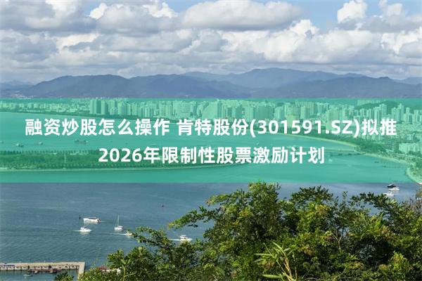 融资炒股怎么操作 肯特股份(301591.SZ)拟推2026年限制性股票激励计划